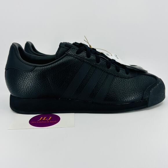 Adidas Unisex Youth Kids Samoa J Sneakrs Core Black Triple Black JH6750 Size 7Y - Picture 1 of 12